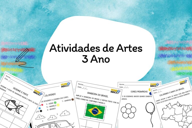 20 Atividades de Artes 3 Ano Fundamental para Imprimir