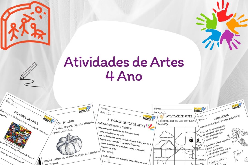 20 Atividades de Artes 4 Ano Fundamental para Imprimir