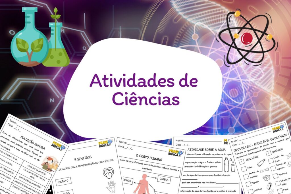 20 Atividades de Ciências para Imprimir