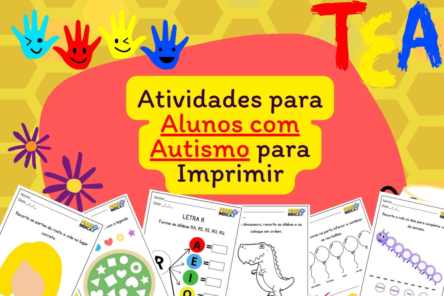51 Atividades para Alunos com Autismo para Imprimir