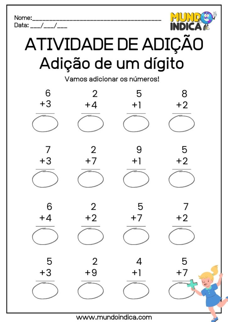 Tarefas de Matemática para Educação Infantil para Imprimir
