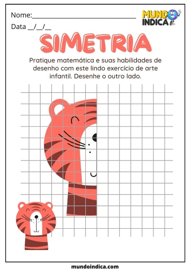 20 Atividades De Simetria Para Educação Infantil Para Imprimir 8232