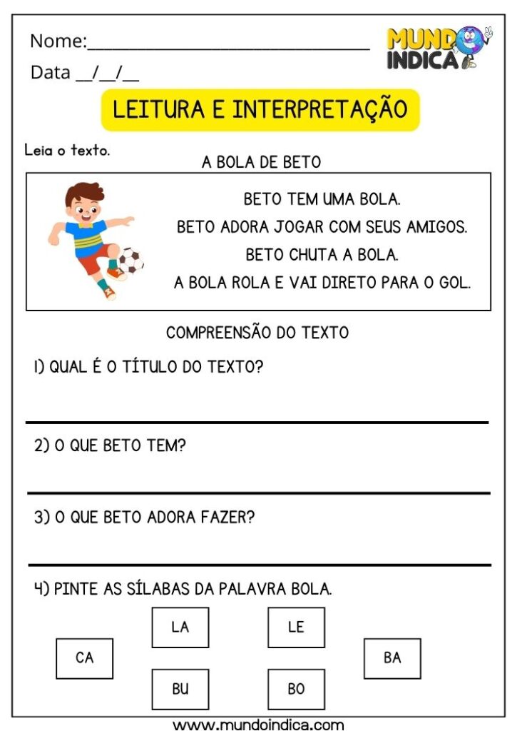 Atividade De Portugues 8 Ano Interpretacao De Conto