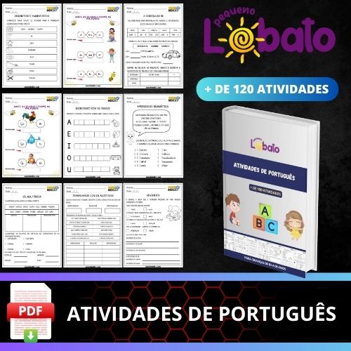 Atividades de Português para Crianças em PDF