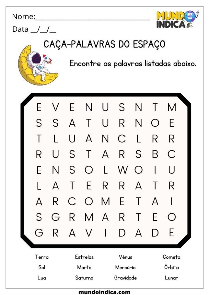 15 Atividades de Caça-Palavras para 1º, 2º e 3º ano
