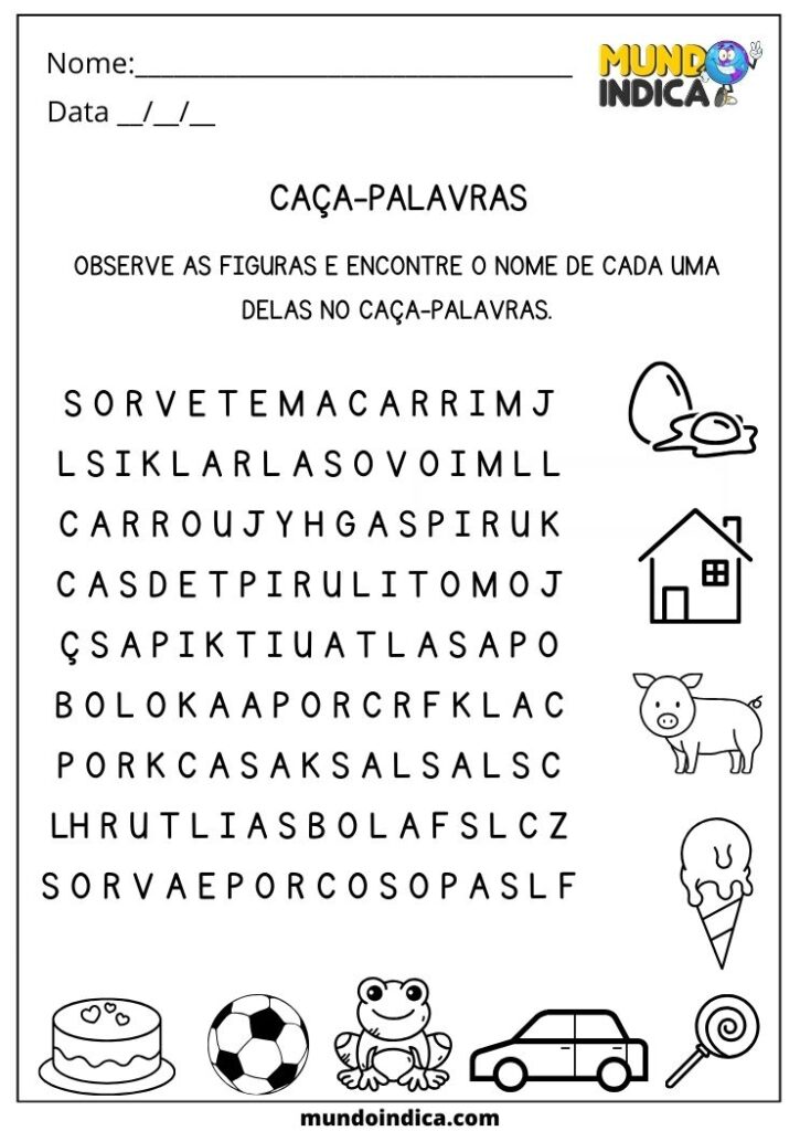 15 Atividades de Caça-Palavras para 1º, 2º e 3º ano