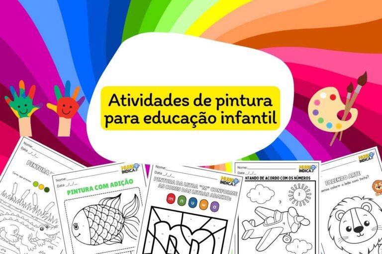 15 Atividades de Pintura para Educação Infantil para Imprimir