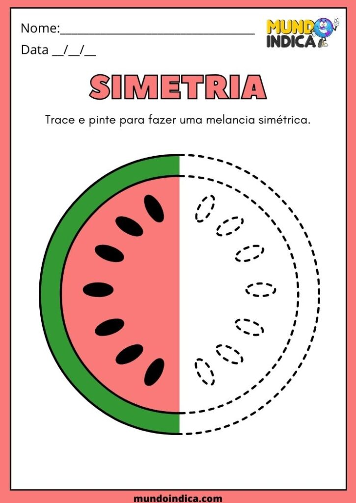 Atividades De Simetria Para Alunos Com Defici Ncia Intelectual