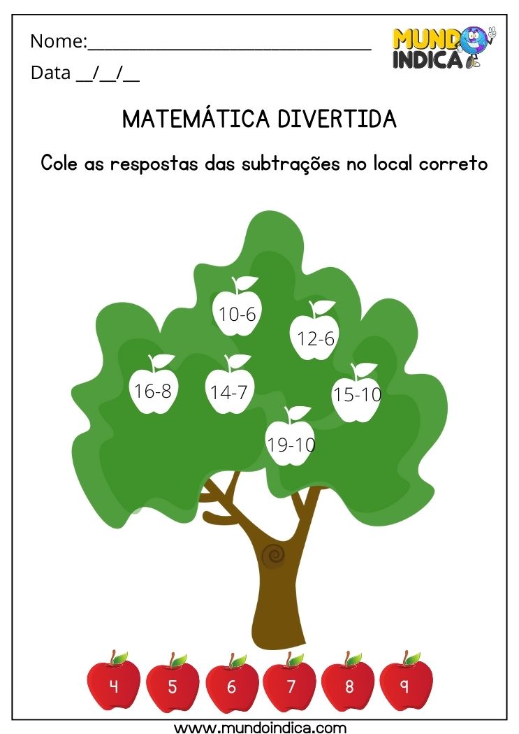 Atividade de matemática divertida para educação infantil 2 anos para imprimir