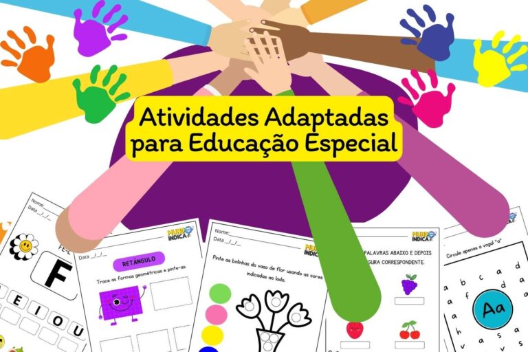 15 Atividades Adaptadas para Educação Especial para Imprimir