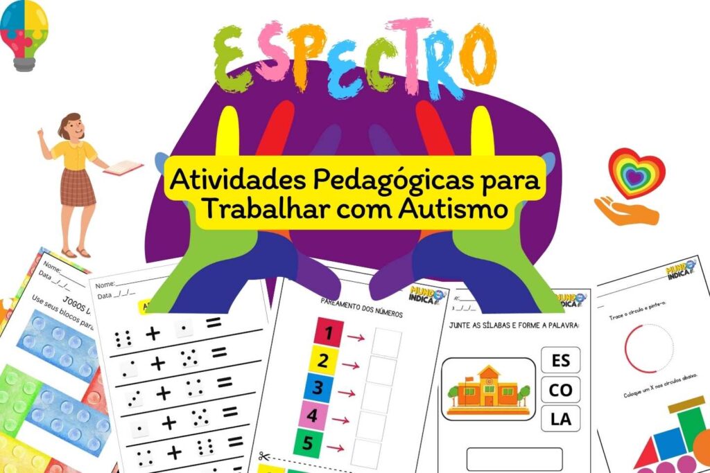 15 Atividades Pedagógicas para Trabalhar com Autismo