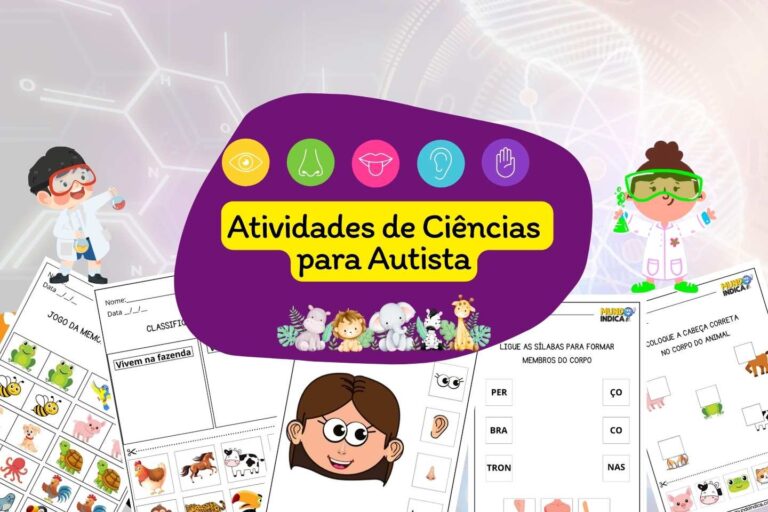 15 Atividades de Ciências para Autista para Imprimir