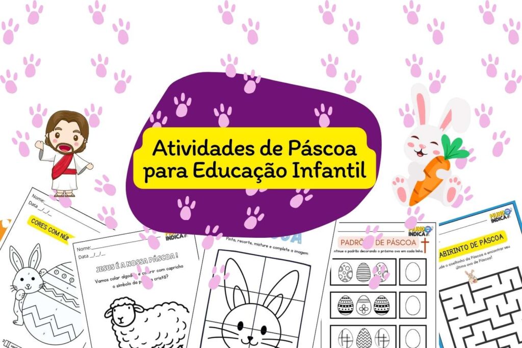 15 Atividades de Páscoa para Educação Infantil para Imprimir