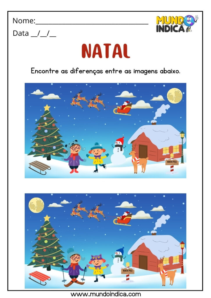 15 Atividades Encontre os Erros para Imprimir