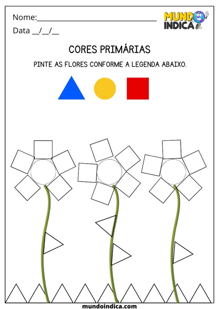 10 Atividades com Cores Primárias para Educação Infantil
