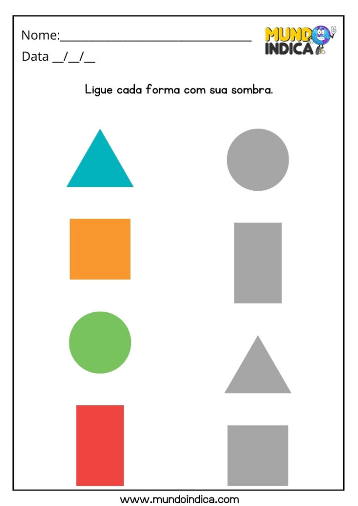 15 Atividades Com Sombras Para Autismo Para Imprimir