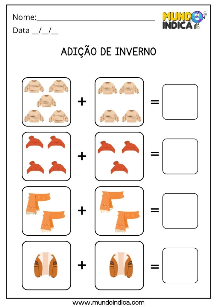 15 Atividades de Inverno para Educação Infantil para Imprimir