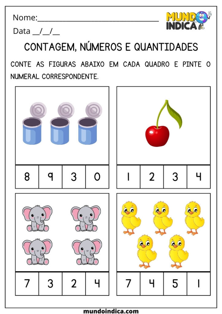 15 Atividades para Educação Infantil 4 Anos para Imprimir