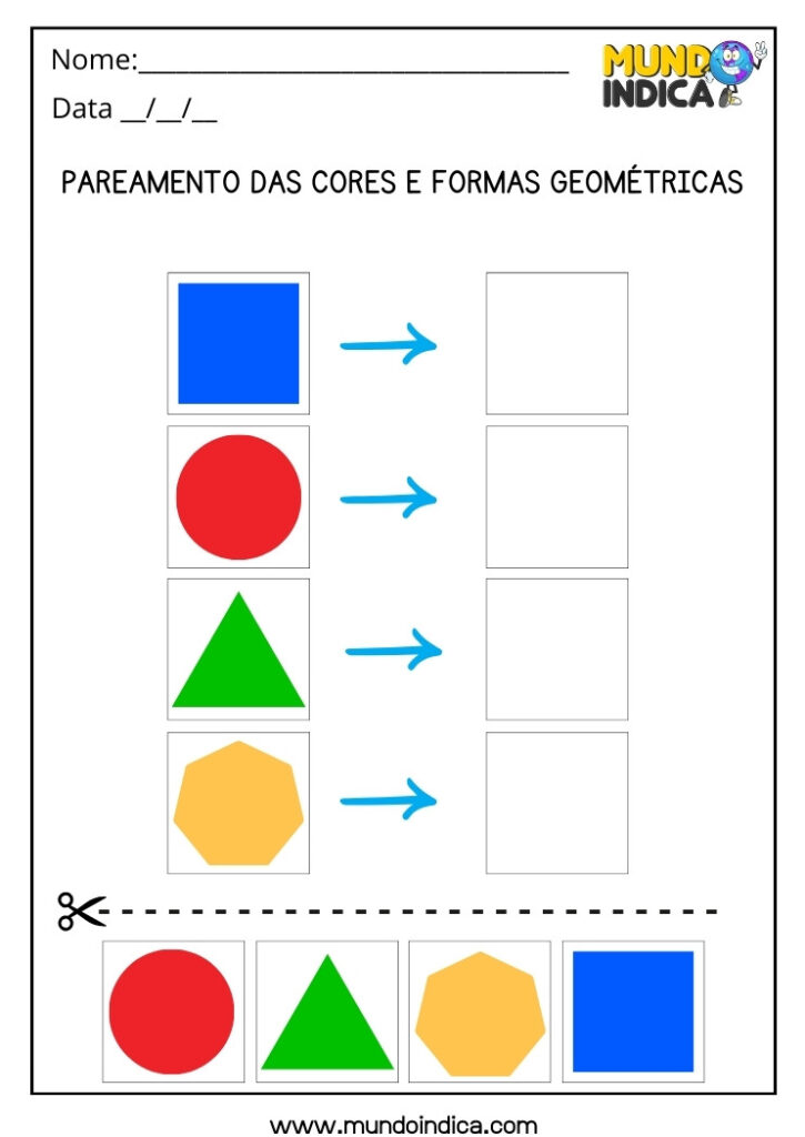 10 Atividades com Cores e Formas Geométricas para Educação Infantil