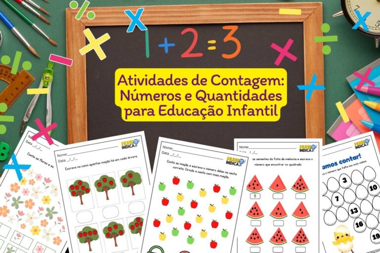 16 Atividades de Contagem: Números e Quantidades para Educação Infantil