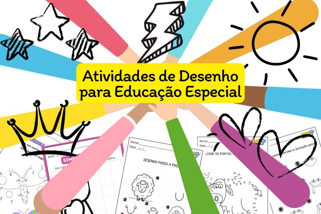 15 Atividades de Desenho para Educação Especial para Imprimir