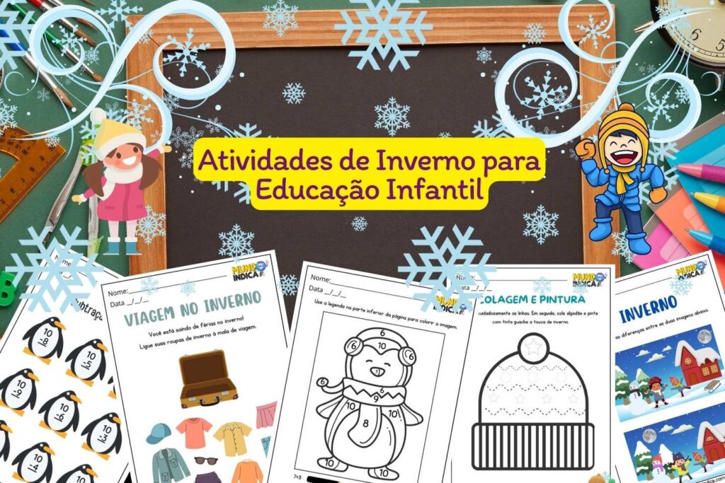 15 Atividades de Inverno para Educação Infantil para Imprimir