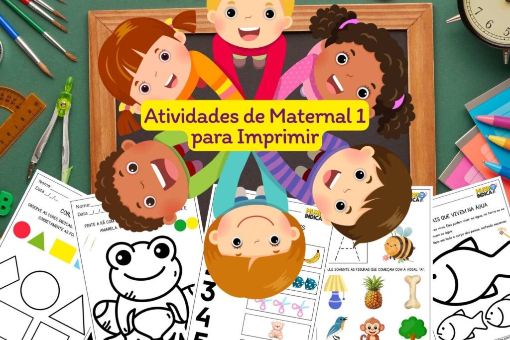 20 Atividades de Maternal 1 para Imprimir