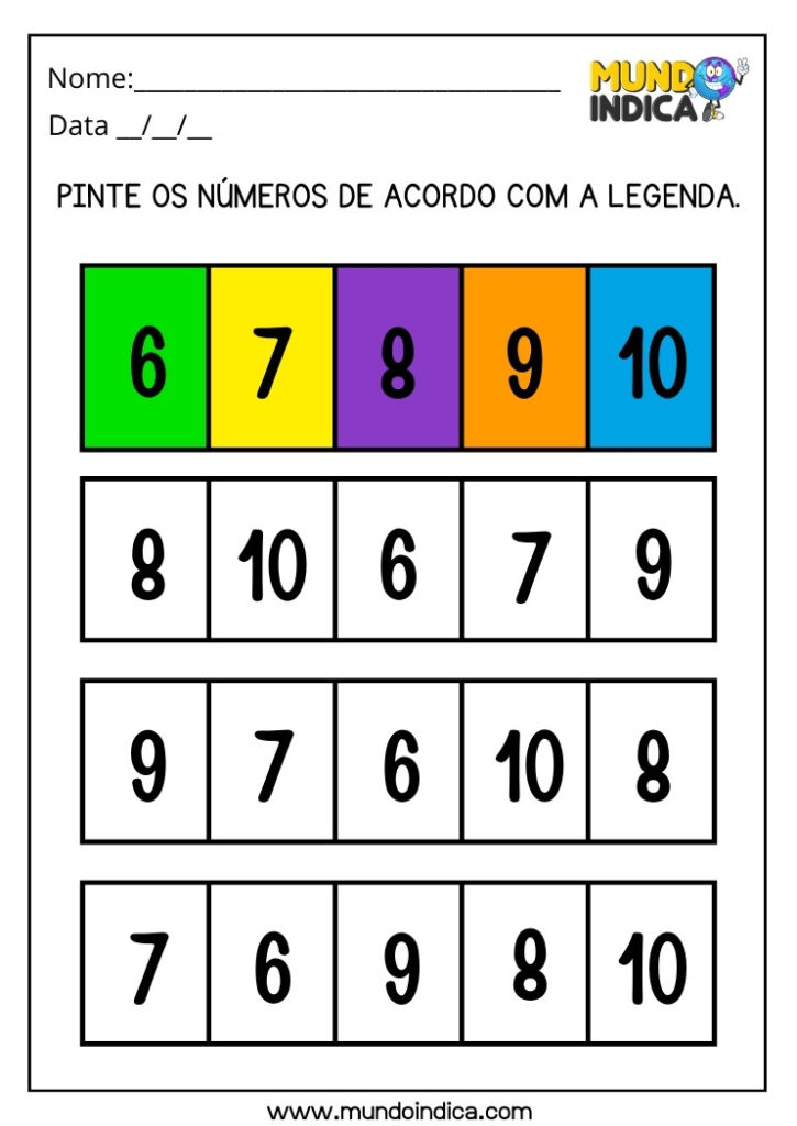 23 Atividades com Números para Autismo para Imprimir