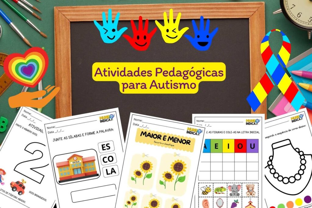 26 Atividades Pedagógicas para Autismo para Imprimir