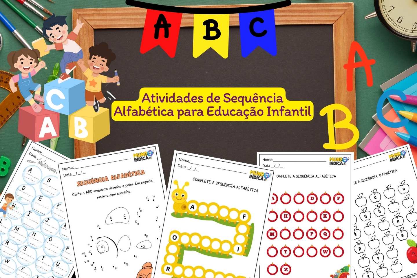 Atividades de Sequência Alfabética para Educação Infantil