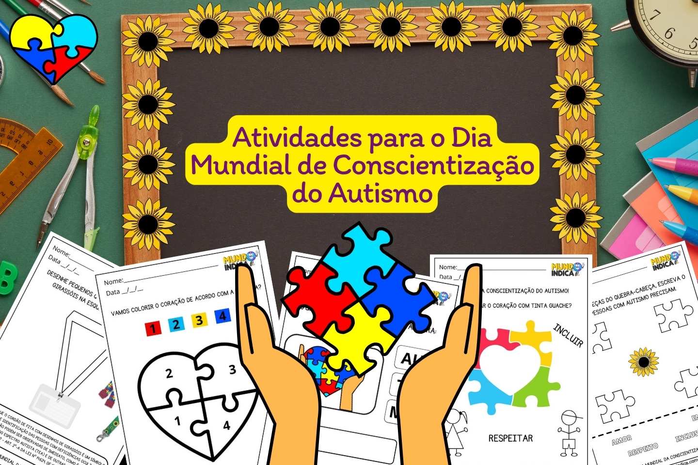 Atividades para o Dia Mundial de Conscientização do Autismo