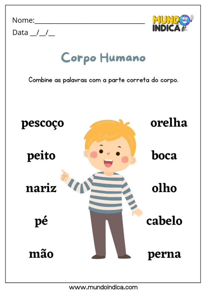 10 Atividades com o Corpo Humano para Alunos com Autismo