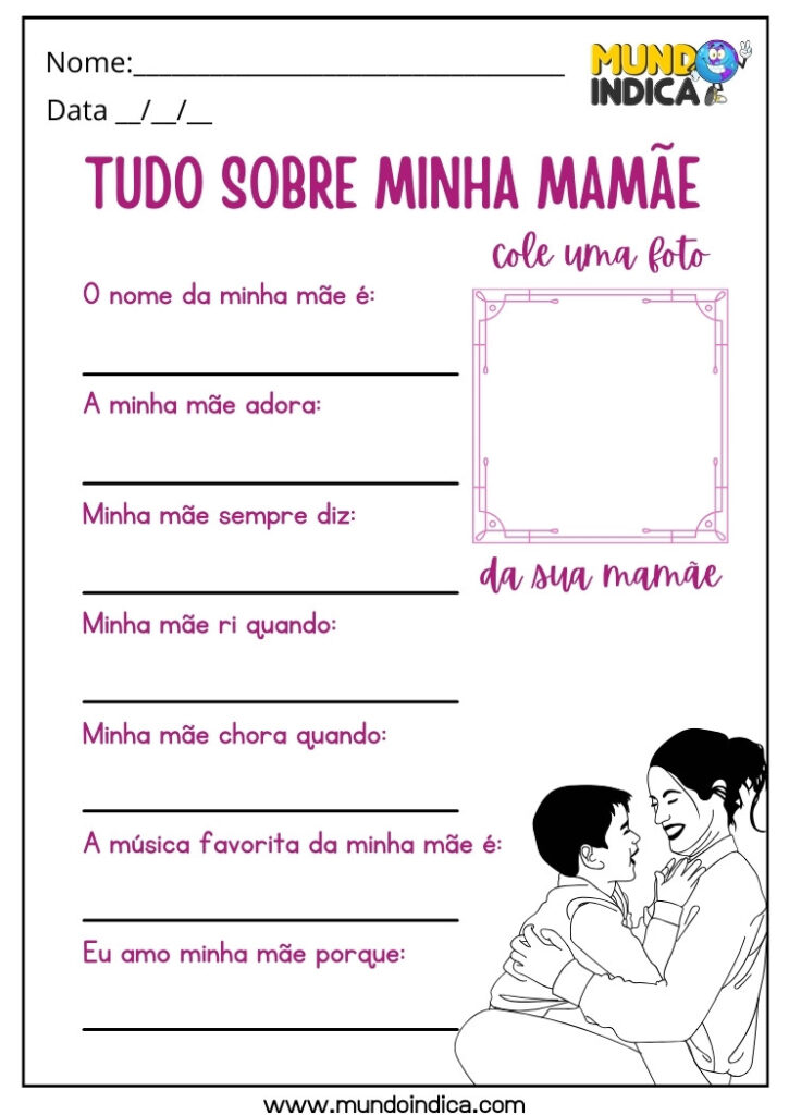 10 Atividades do Dia das Mães para Educação Infantil