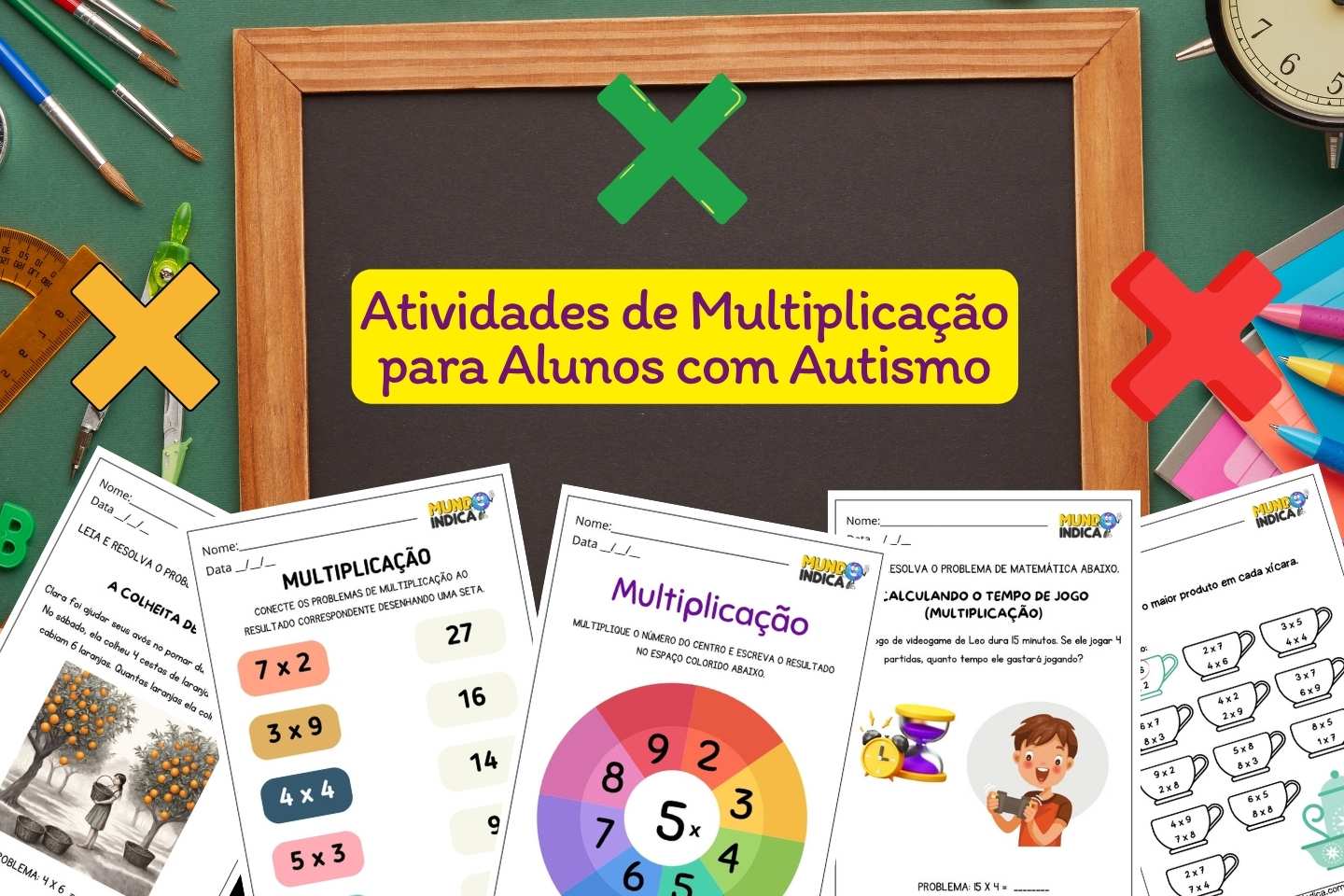 Atividades de Multiplicação para Alunos com Autismo