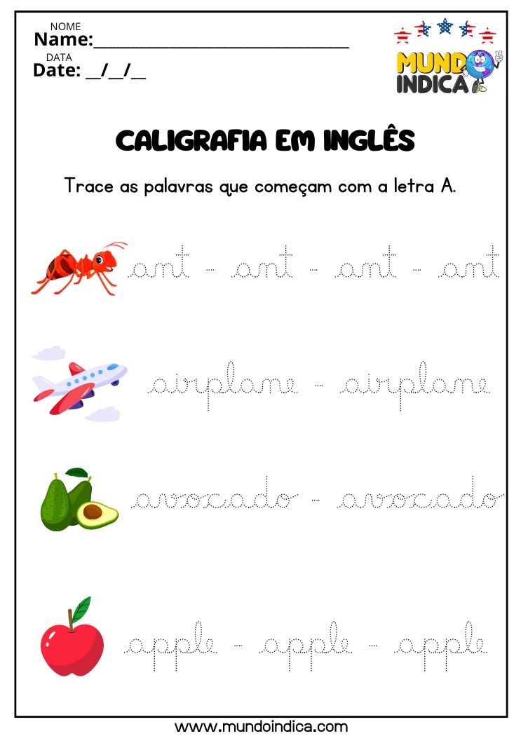 Palavras Em Ingles Para Criancas