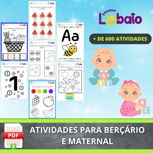 Atividades para Berçário e Maternal em PDF