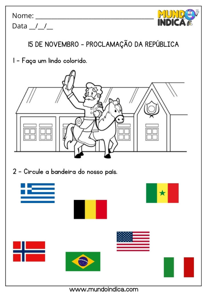 10 Atividades para o Dia da Proclamação da República