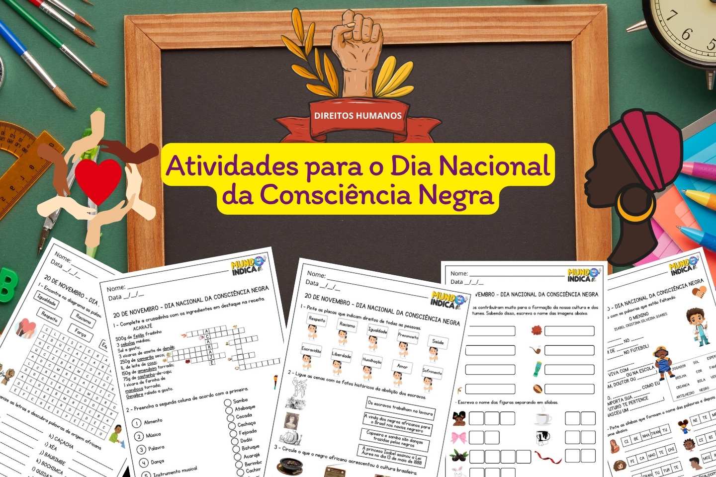 Atividades para o Dia Nacional da Consciência Negra