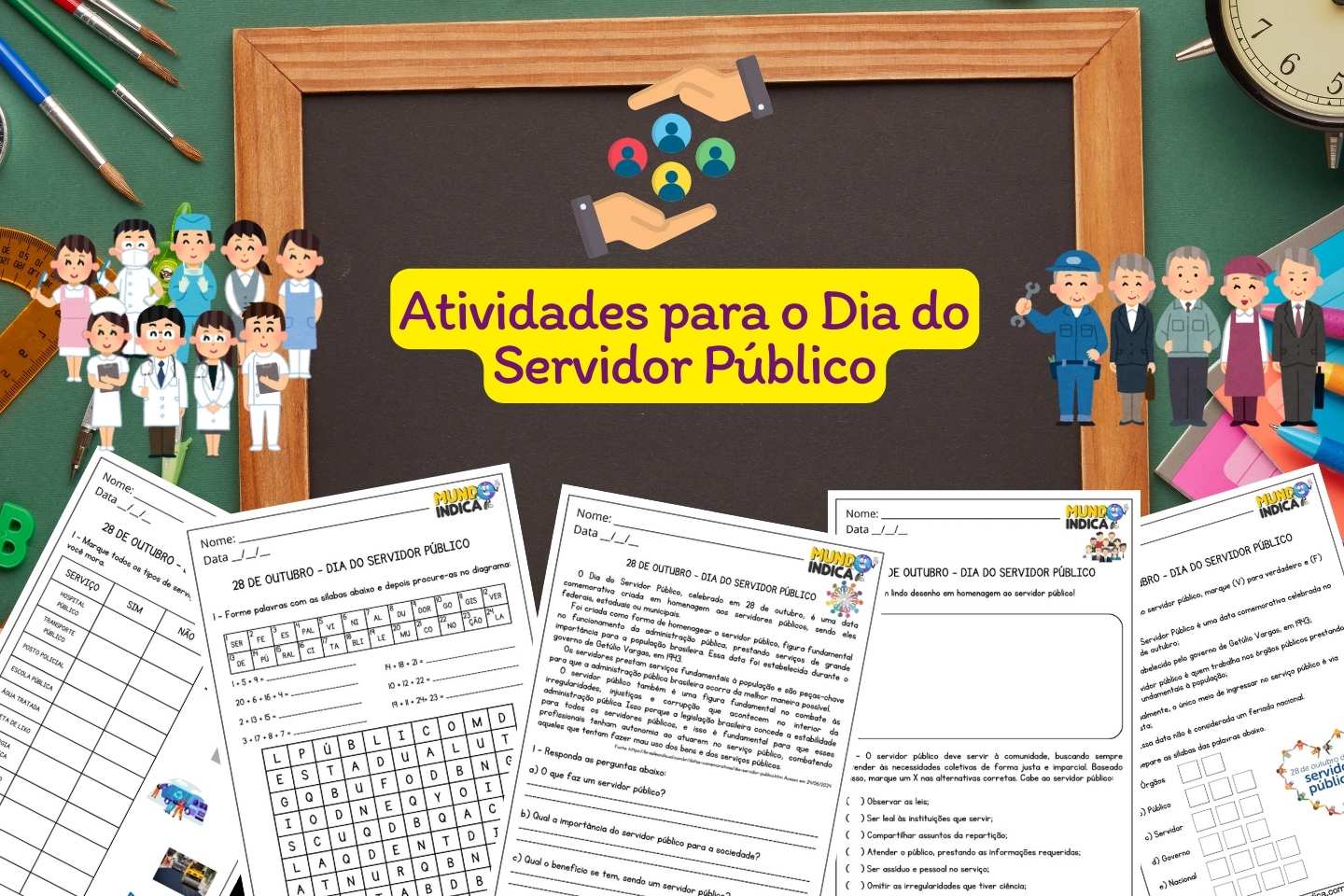 Atividades para o Dia do Servidor Público