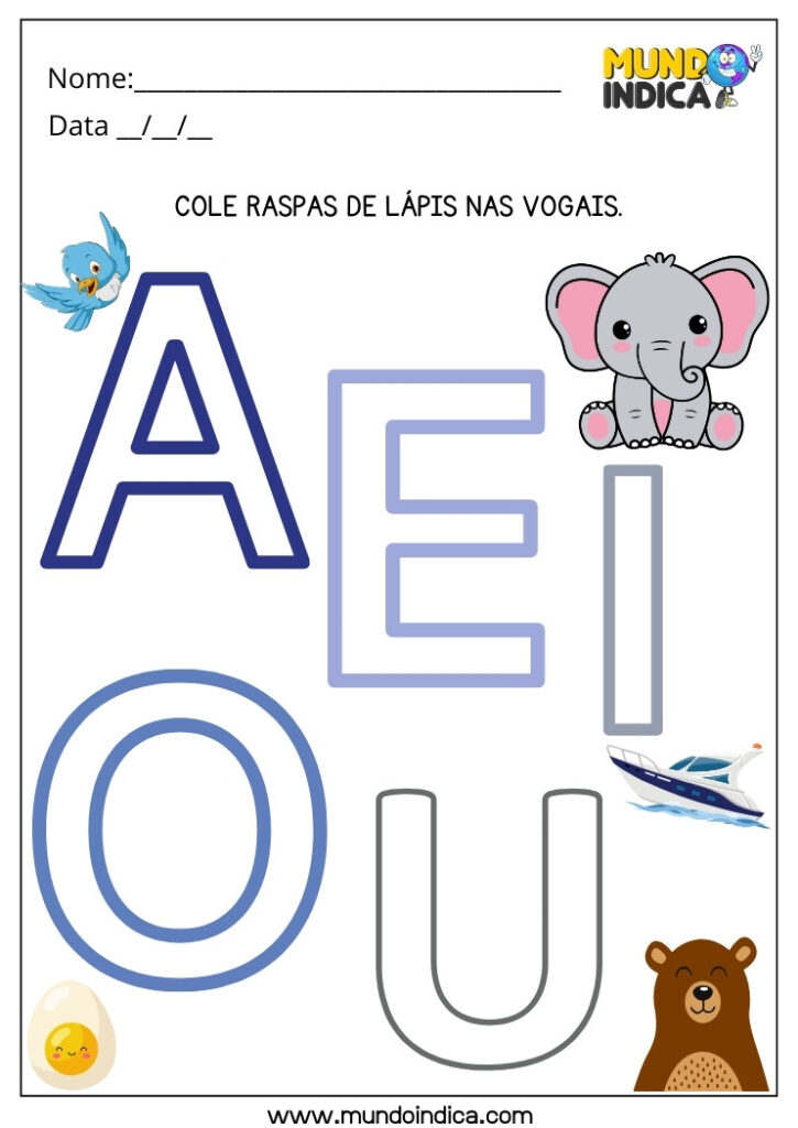10 Atividades Lúdicas com as Vogais
