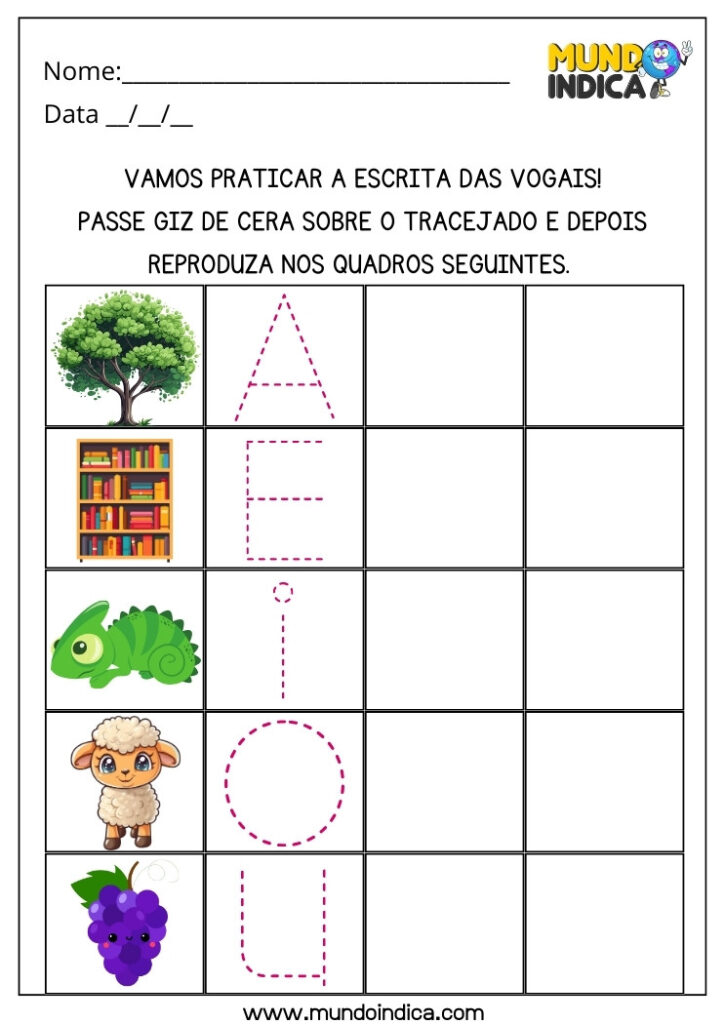 10 Atividades Lúdicas com as Vogais