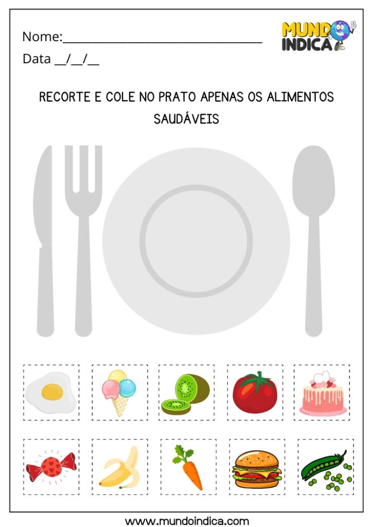 10 Atividades Lúdicas sobre Alimentação Saúdavel
