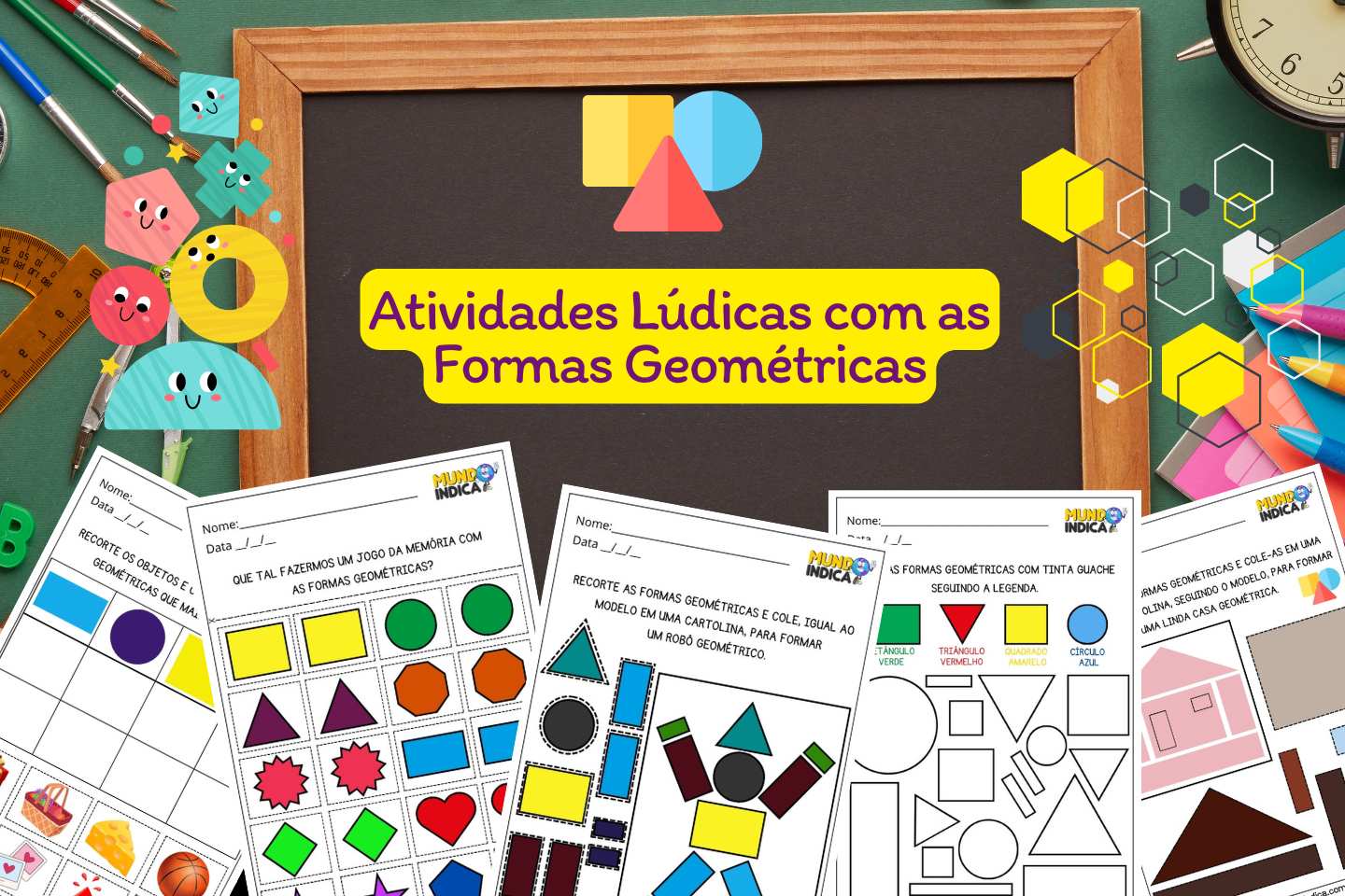 Atividades Lúdicas com as Formas Geométricas