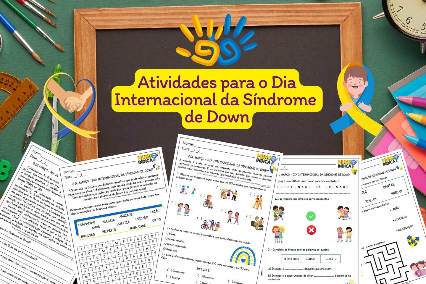 Atividades para o Dia Internacional da Síndrome de Down