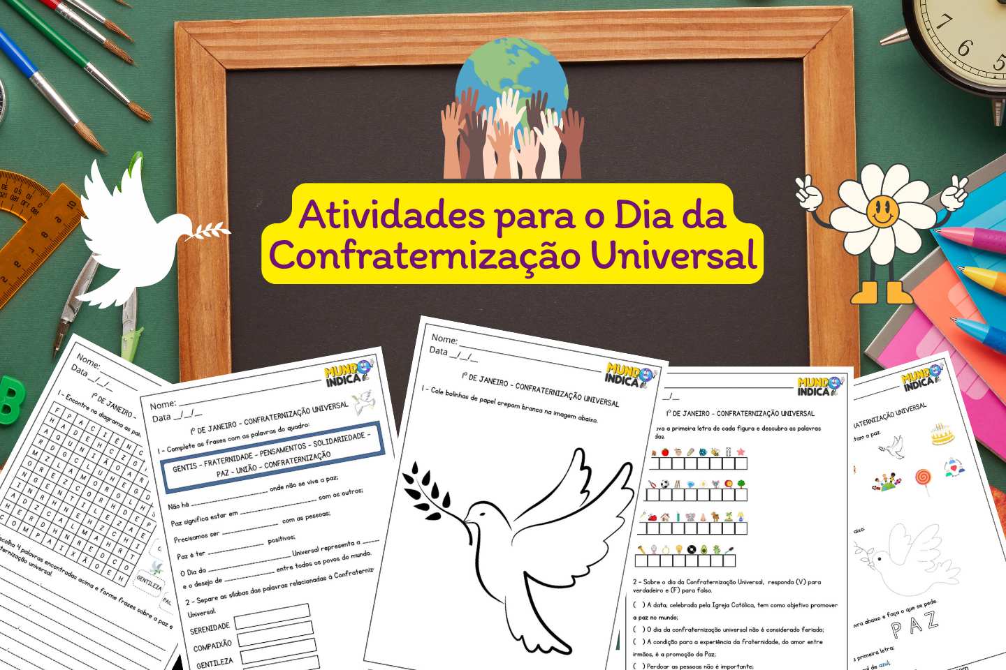 Atividades para o Dia da Confraternização Universal