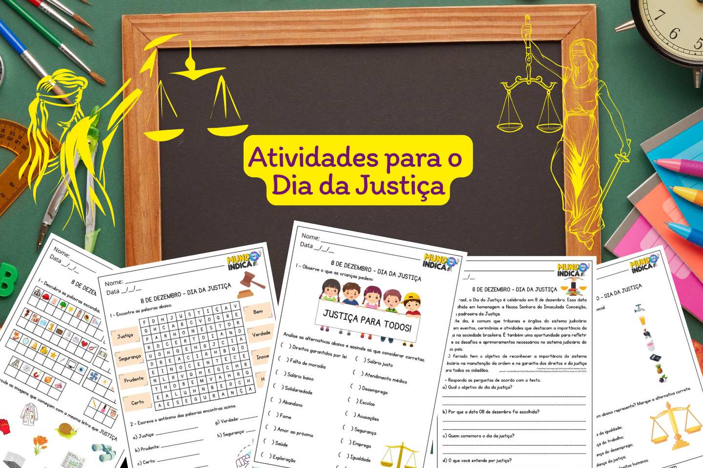 Atividades para o Dia da Justiça