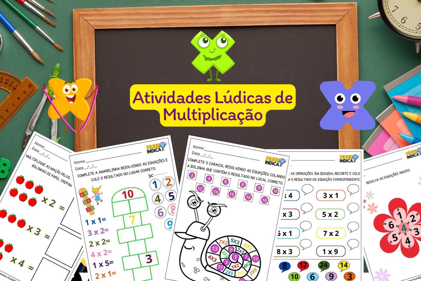 Atividades Lúdicas de Multiplicação