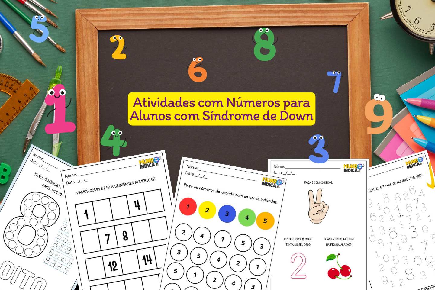 Atividades com Números para Alunos com Síndrome de Down