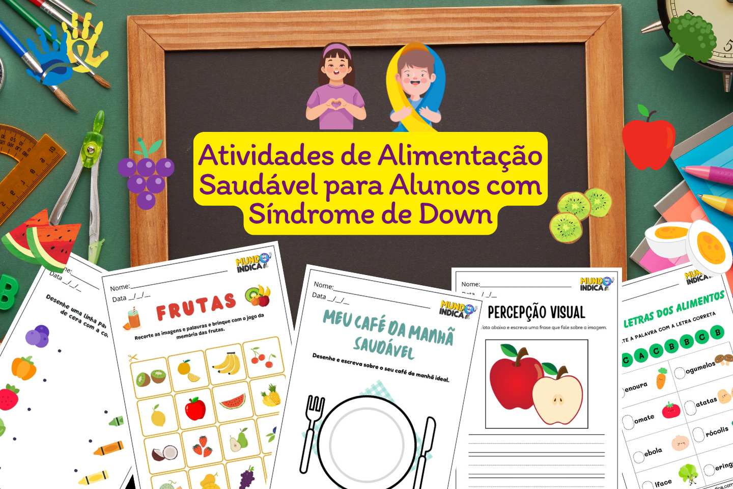 Atividades de Alimentação Saudável para Alunos com Síndrome de Down