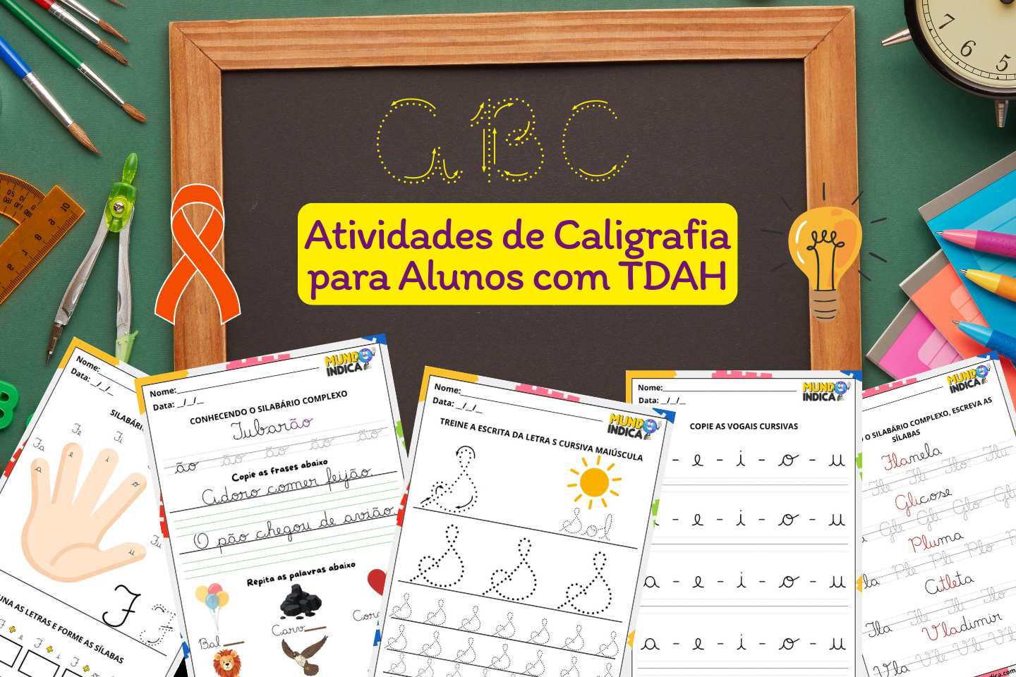 Atividades de Caligrafia para Alunos com TDAH